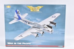 A BOXED LIMITED EDITION CORGI AVIATION ARCHIVE WAR IN THE PACIFIC BOEING B-17G 1:72 SCALE DIECAST