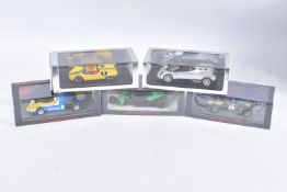 FIVE BOXED SPARK MODEL MINIMAX VEHICLES, to include a Pagani Zonda F 2005 Silver, numbered S0199,