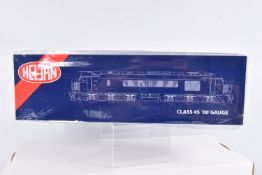 A BOXED HELJAN OO GAUGE CLASS 45 DIESEL LOCOMOTIVE, number D57 in BR Green Livery with small