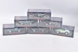 SIX BOXED SPARK MODEL MINIMAX VEHICLES, 1:43 SCALE, to include a BRM P25 British GP 1956, Tony