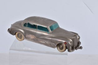 AN UNBOXED PLAYWORN PRAMETA MERCEDES-BENZ 300 SALOON CAR, not tested, missing key, appears complete,