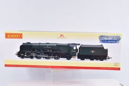 A BOXED HORNBY MODEL RAILWAY STEAM LOCOMOTIVE, OO Gauge, Late BR 4-6-2 Princess Coronation Class, '