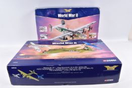 TWO BOXED CORGI AVIATION ARCHIVE 1:72 SCALE WORLD WAR II WAR IN THE PACIFIC DIECAST MODEL AIRCRAFTS,