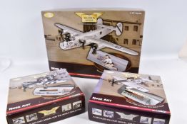 THREE BOXED CORGI LIMITED EDITION AVIATION ARCHIVE 1:72 SCALE NOSE ART COLLECTION DIECAST MODEL