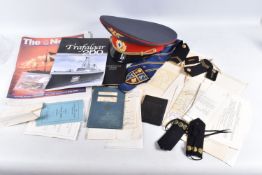 A VAST ARCHIVE OF WWII AND LATER MERCHANT NAVY EPHEMERA, uniform items and souvenir items, the
