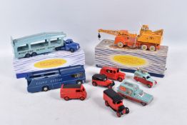A BOXED CORGI SUPERTOYS COLES 20T LORRY MOUNTED CRANE, No.972, playworn condition with paint loss,