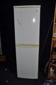 A HOOVER HRFA54W FRIDGE FREEZER width 55cm depth 55cm height 175cm (PAT pass and working at 0 and -
