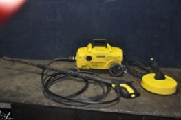 A KARCHER K2.20 JET WASH with lance and patio head (PAT pass and working)