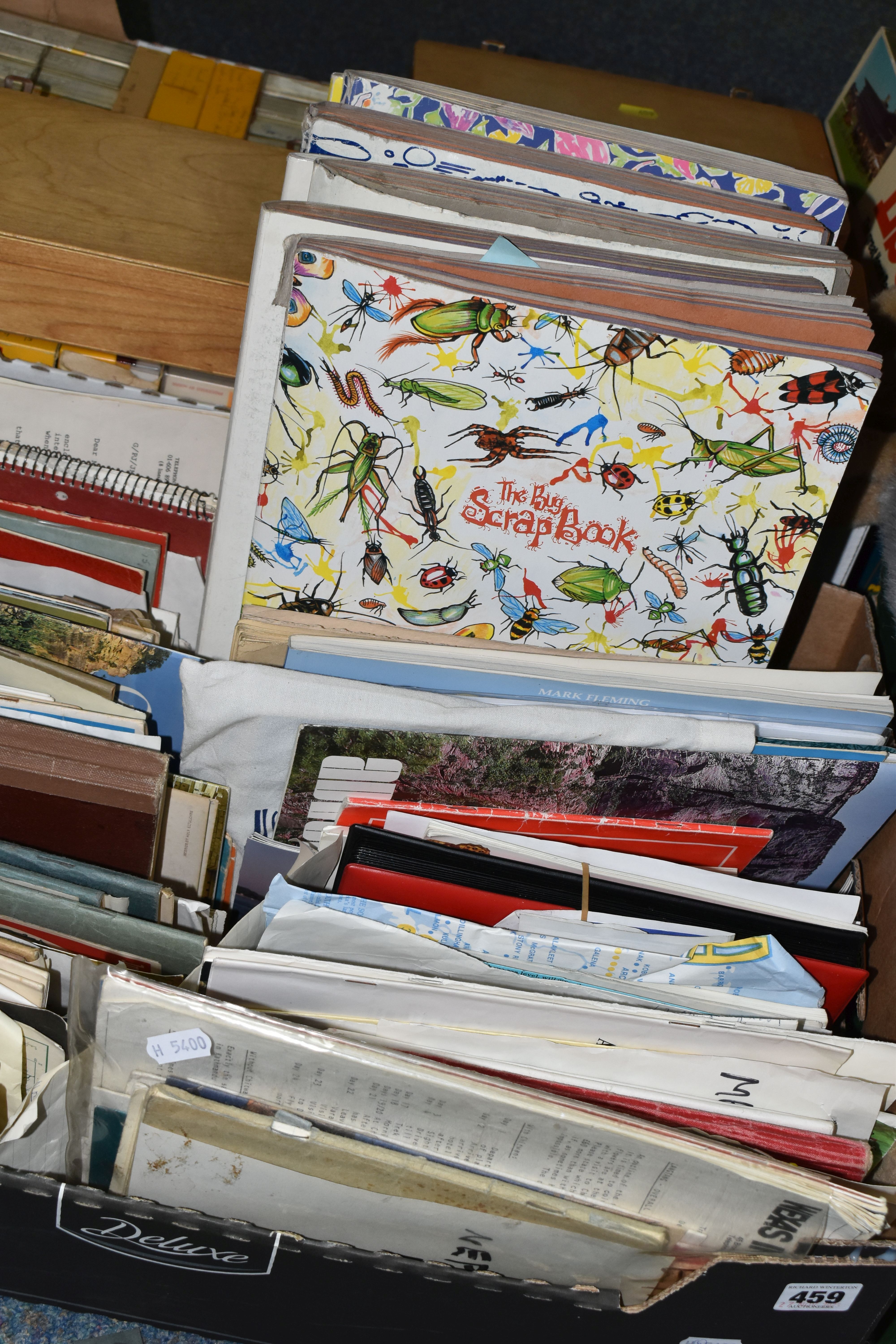 THREE BOXES OF TRAVEL EPHEMERA to include two boxes of Photographic Slides (1000's) from the UK