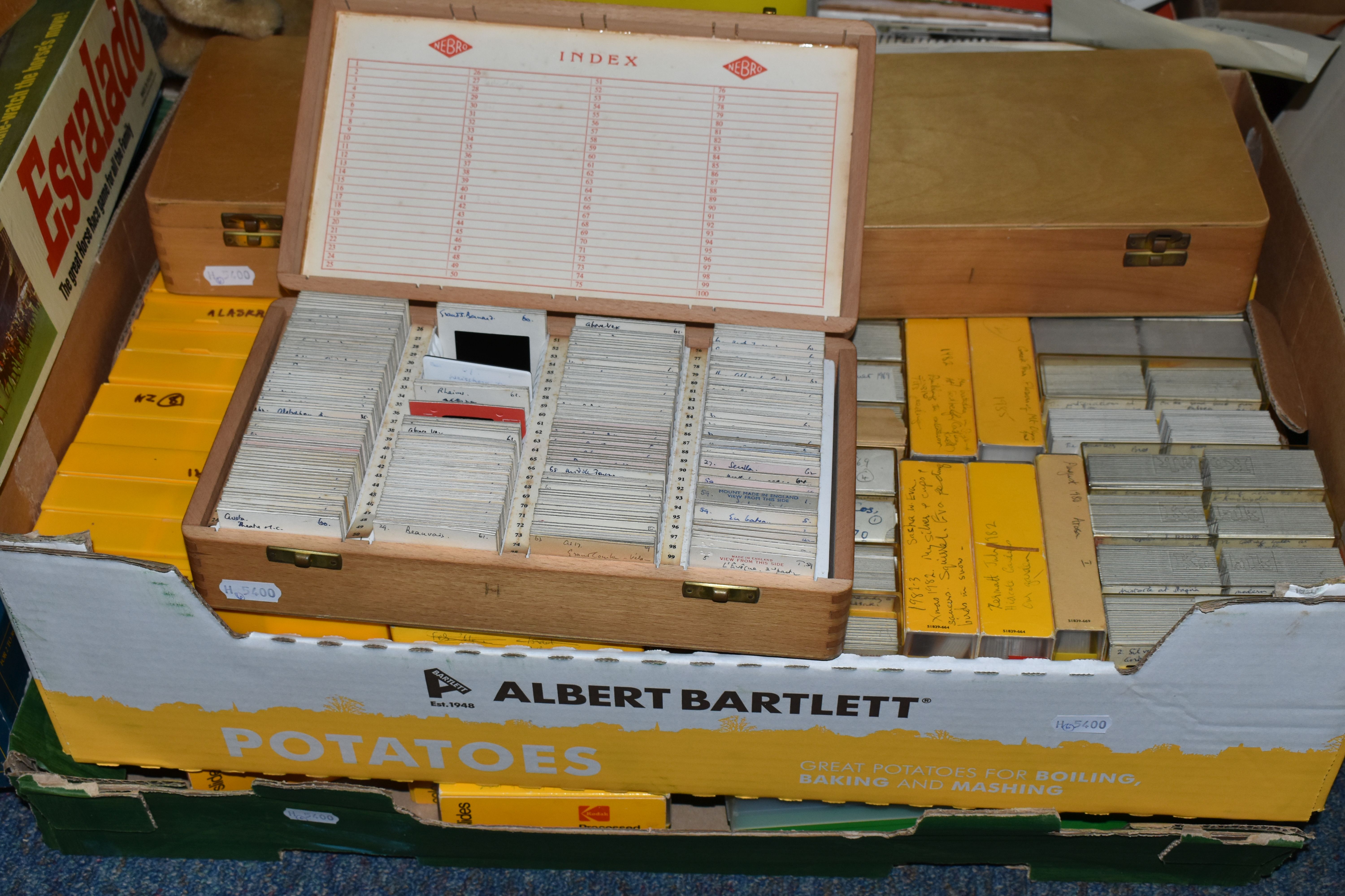 THREE BOXES OF TRAVEL EPHEMERA to include two boxes of Photographic Slides (1000's) from the UK - Image 3 of 7