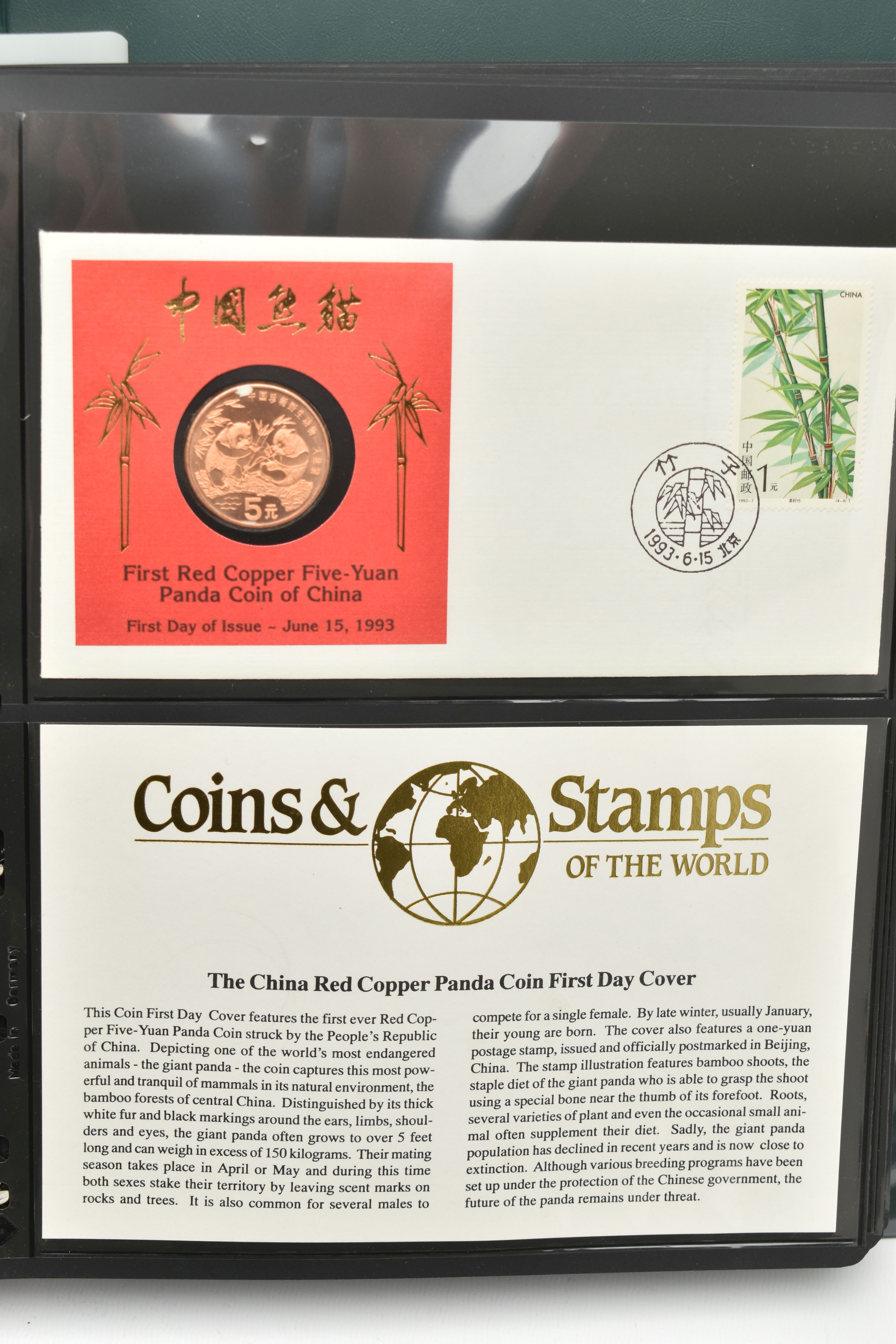 FOUR ALBUMS OF COIN/STAMP COVERS, to include an album of seventeen coin covers, five Sherlock - Image 12 of 19