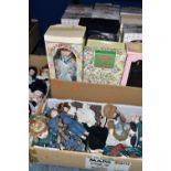 THREE BOXES OF LEONARDO COLLECTION PORCELAIN DOLLS AND SIMILAR, comprising eleven boxed dolls and