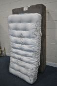 A VI SPRING HERALD SUPREME SINGLE DIVAN BED AND MATTRESS (condition report: general signs of usage)