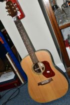 A WALDEN 'NATURA' CLASSICAL GUITAR, made in U.S.A, model number 048645, paper label inside, solid
