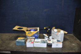 A SELECTION OF CAR DETAILING AND MAINTENANCE ITEMS including an Auto XS car polisher (brand new in