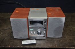 A SONY CMT-CPZ1 DAB MICRO HI FI with matching speakers (PAT pass and working)
