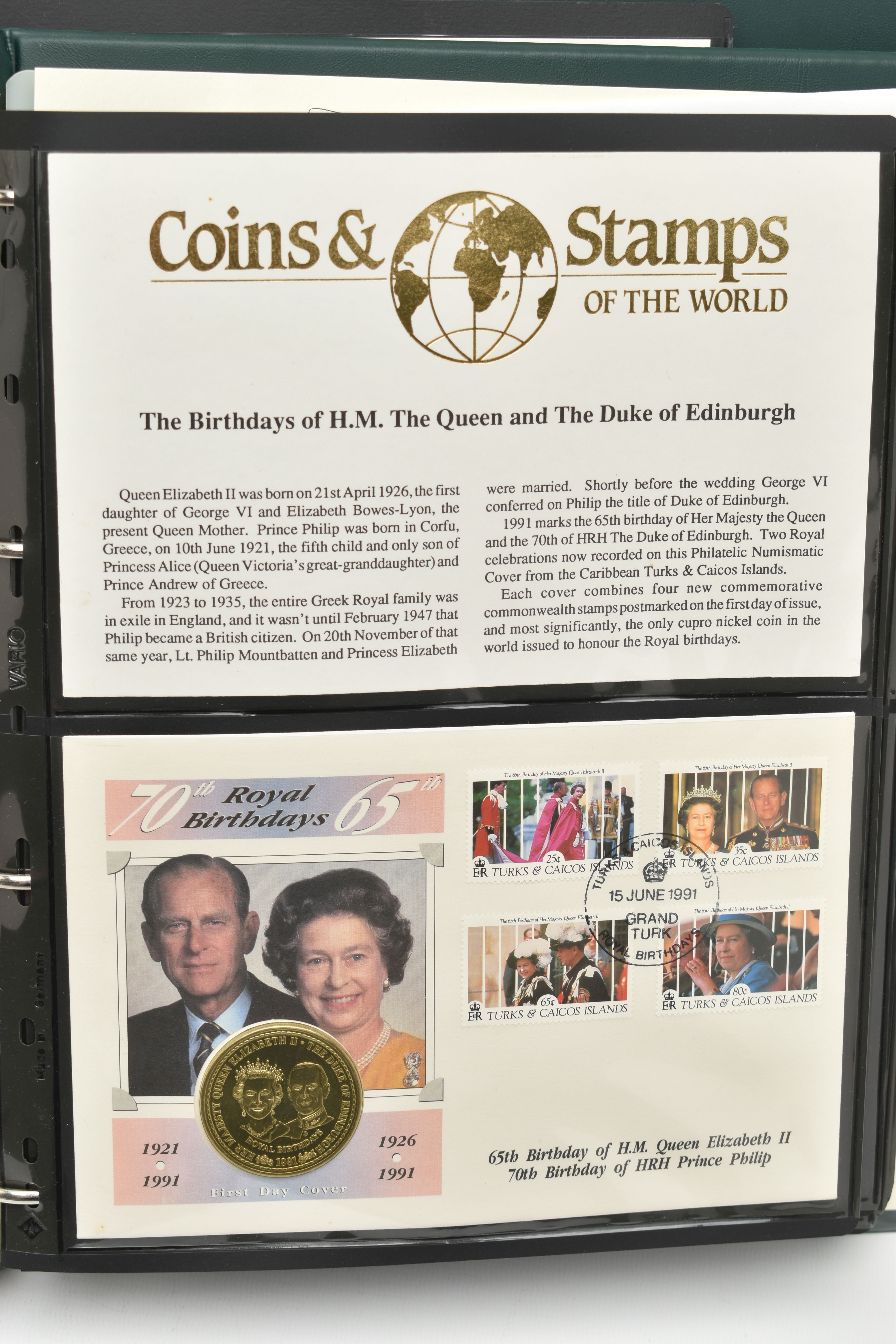 FOUR ALBUMS OF COIN/STAMP COVERS, to include an album of seventeen coin covers, five Sherlock - Image 15 of 19