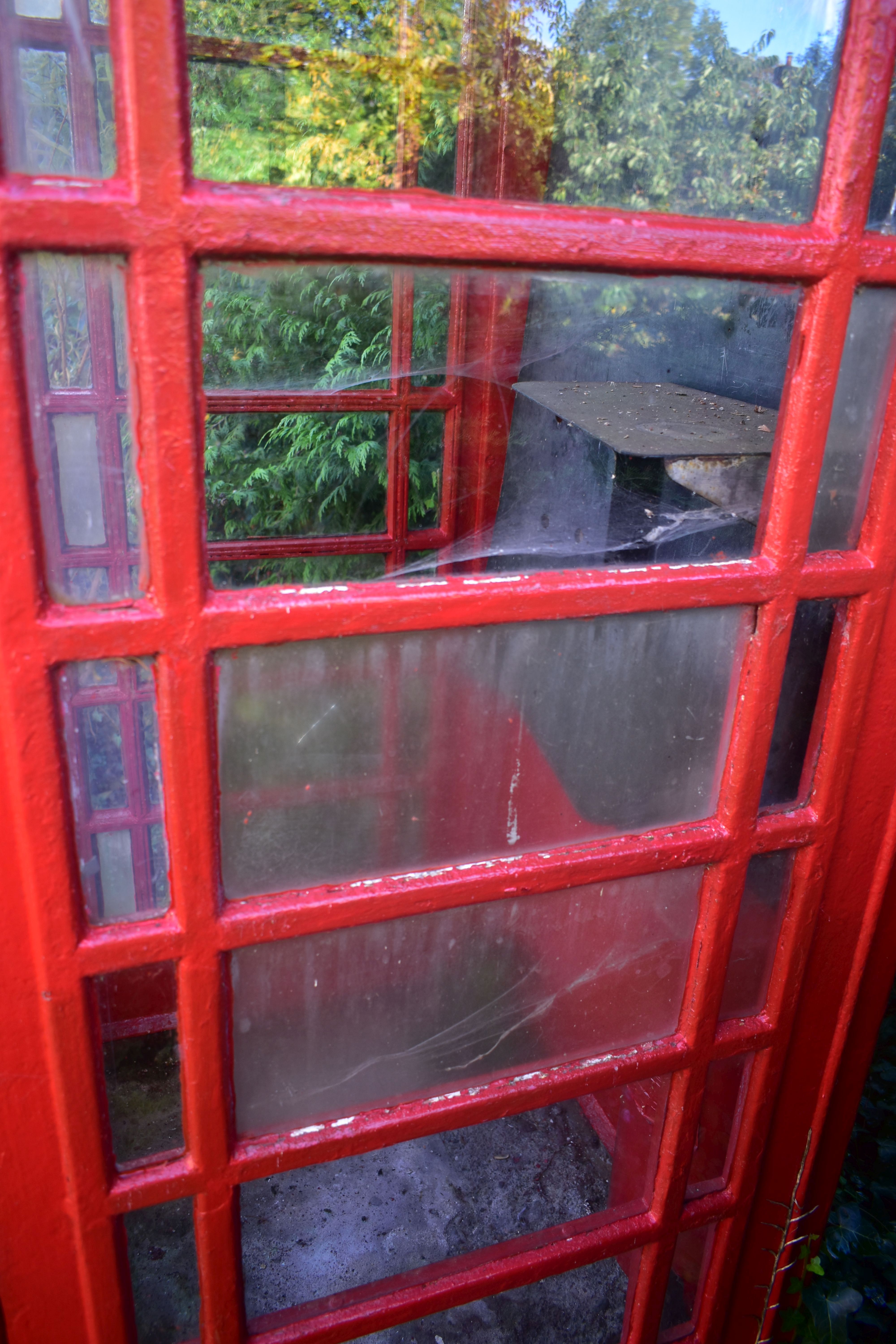 A K6 RED TELEPHONE BOX, the distinctive shape with a domed top, crown and telephone sign to all - Image 11 of 17