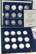 A WESTMINSTER BOXED AMOUNT OF MAINLY SILVER ROYAL CANADIAN MINT COINS, to include 13x 36mm or 38mm