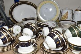 A GROUP OF ASSORTED DINNER WARES, comprising a Royal Doulton Dorchester H5148 part dinner service,