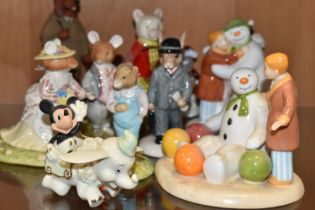 A GROUP OF CHARACTER FIGURES, to include Royal Doulton Brambly Hedge 'The Bride and Groom' DBH44,