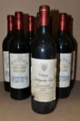 EIGHT BOTTLES OF MARGAUX Claret comprising two bottles of CHATEAU LABEGORCE LEDE 1985, 12.5% vol,