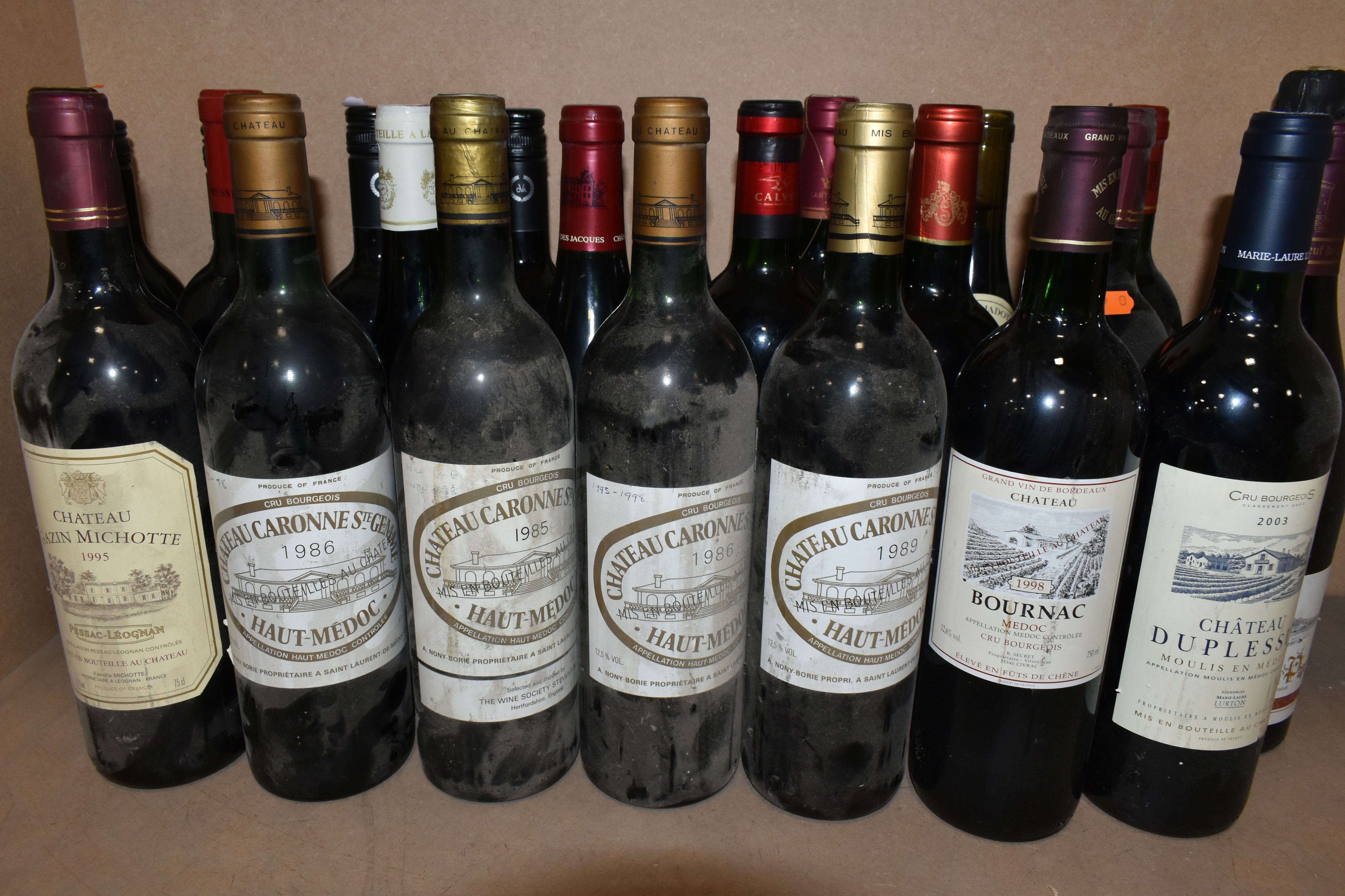 WINE, Twenty-nine bottles of assorted wine comprising one bottle of CHATEAU TOUR ST. BONNET 1999 Cru - Image 3 of 6