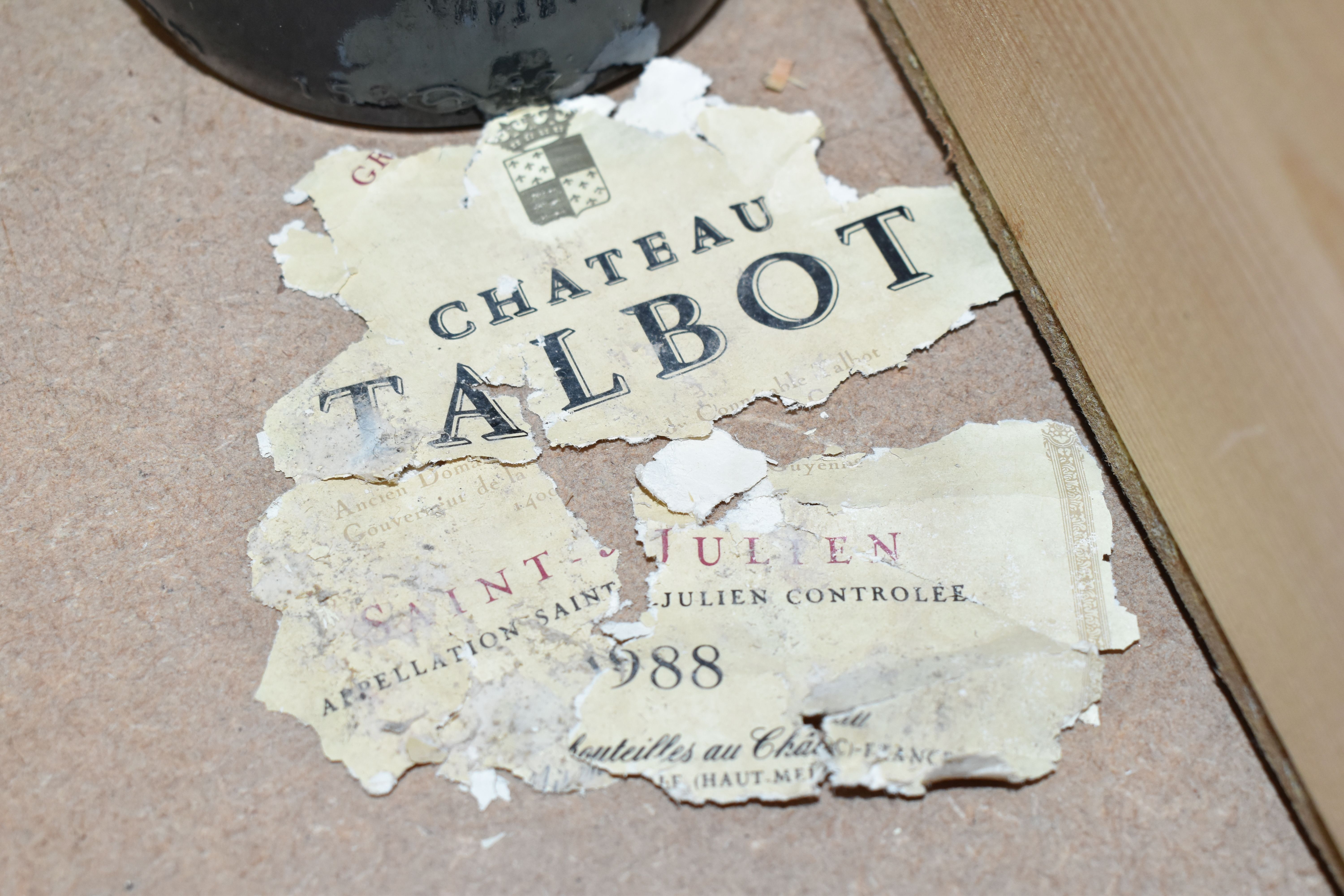 FOUR BOTTLE OF FINE BORDEAUX CLARET comprising one bottle of CHATEAU TALBOT 1988 Saint-Julien (label - Image 4 of 5