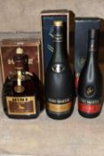 THREE BOTTLE OF FINE CHAMPAGNE COGNAC comprising one 1L bottle of HINE V.S.O.P, 40% vol. 100cl,