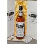 ONE BOTTLE OF MIDDLETON VERY RARE IRISH WHISKEY, Production Strictly Limited, drawn from cask and