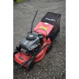 A POWER DEVIL PETROL LAWNMOWER (condition report: engine turns, untested any further, missing
