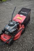 A POWER DEVIL PETROL LAWNMOWER (condition report: engine turns, untested any further, missing