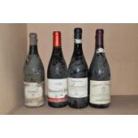 FOUR BOTTLES OF EXCELLENT WINE comprising one bottle of Richebourg Cote De Nuits 1957, imported