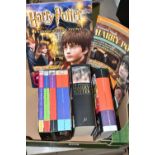 HARRY POTTER, Six Harry Potter titles, a box-set of the first four titles in the series in paperback