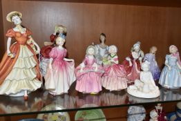 A COLLECTION OF ROYAL DOULTON LADIES, comprising the Prestige figure of The Year 2008 'Lady Victoria