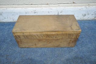 A FITCHETT AND WOOLLACOTT WOOD SAMPLE BOX, containing sixty samples, box length 40cm x depth 18cm