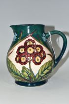 A MOORCROFT POTTERY 'SPRINGTIME AT HOME' PATTERN JUG, limited edition 50/150, impressed and