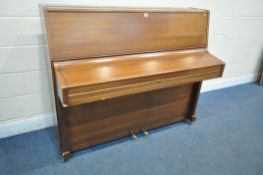 A CHAPPELL TEAK CASED UPRIGHT PIANO, width 145cm x depth 59cm x height 119cm, along with a piano