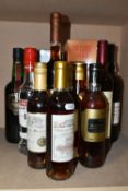 A COLLECTION OF ALCOHOL comprising one bottle of Blandy's 10 Year Old Malmsey, bottled 1987, 20%
