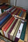 TWO BOXES OF FOLIO SOCIETY BOOKS containing thirty-two miscellaneous titles, Tom Jones, The Rare and
