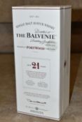 SINGLE MALT, ONE BOTTLE OF THE BALVENIE 'Port Wood' Single Malt Scotch Whisky, aged 21 Years, 40%