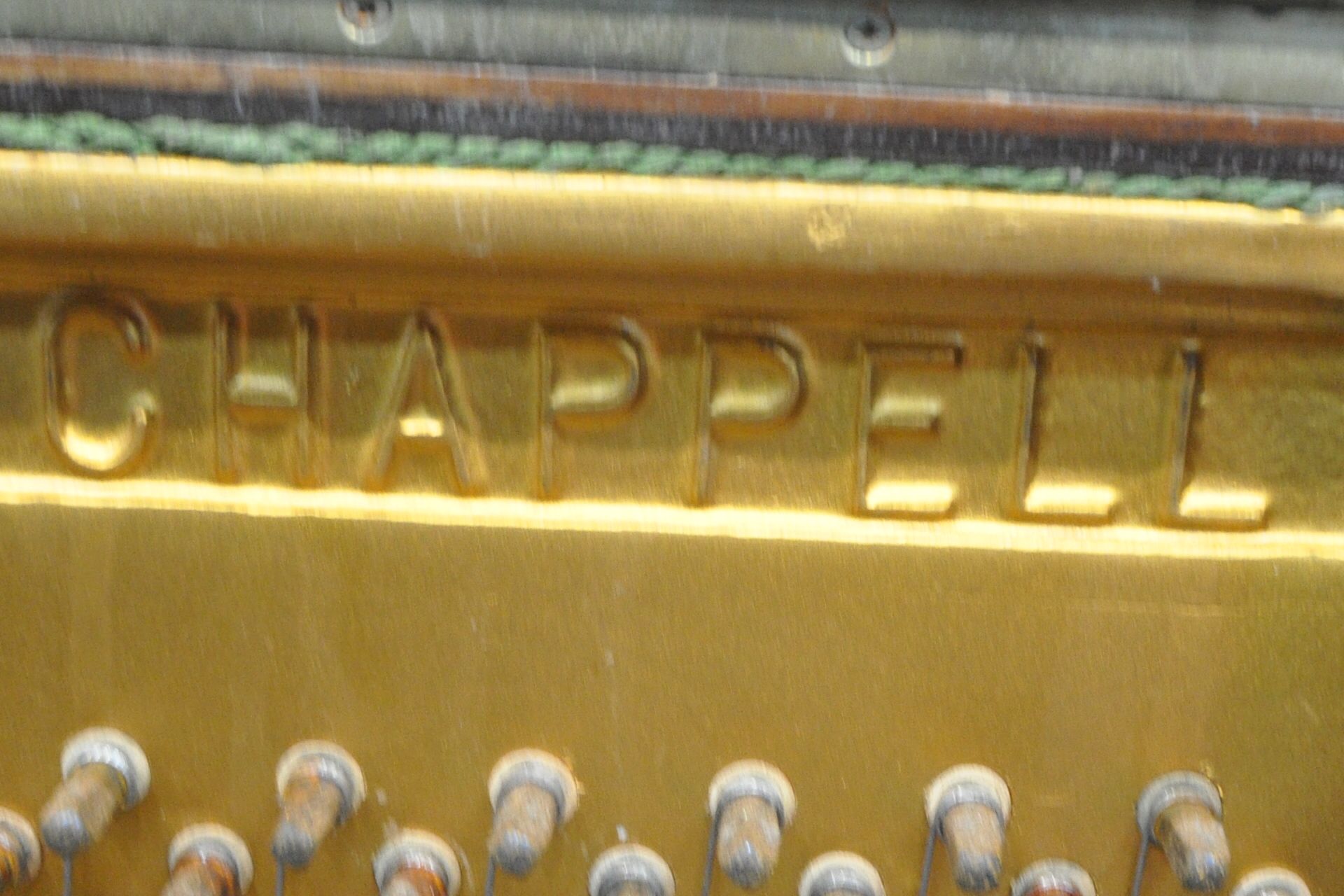 A CHAPPELL TEAK CASED UPRIGHT PIANO, width 145cm x depth 59cm x height 119cm, along with a piano - Image 4 of 6