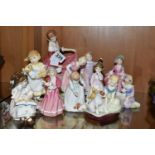 ELEVEN ROYAL DOULTON FIGURINES, comprising My Best Friend HN3011 (tiny nibbles to flower petals),