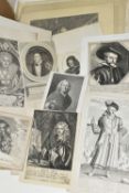 A QUANTITY OF PORTRAIT ENGRAVINGS AND PRINTS ETC, to include Algernon Percy Earl of Northumberland