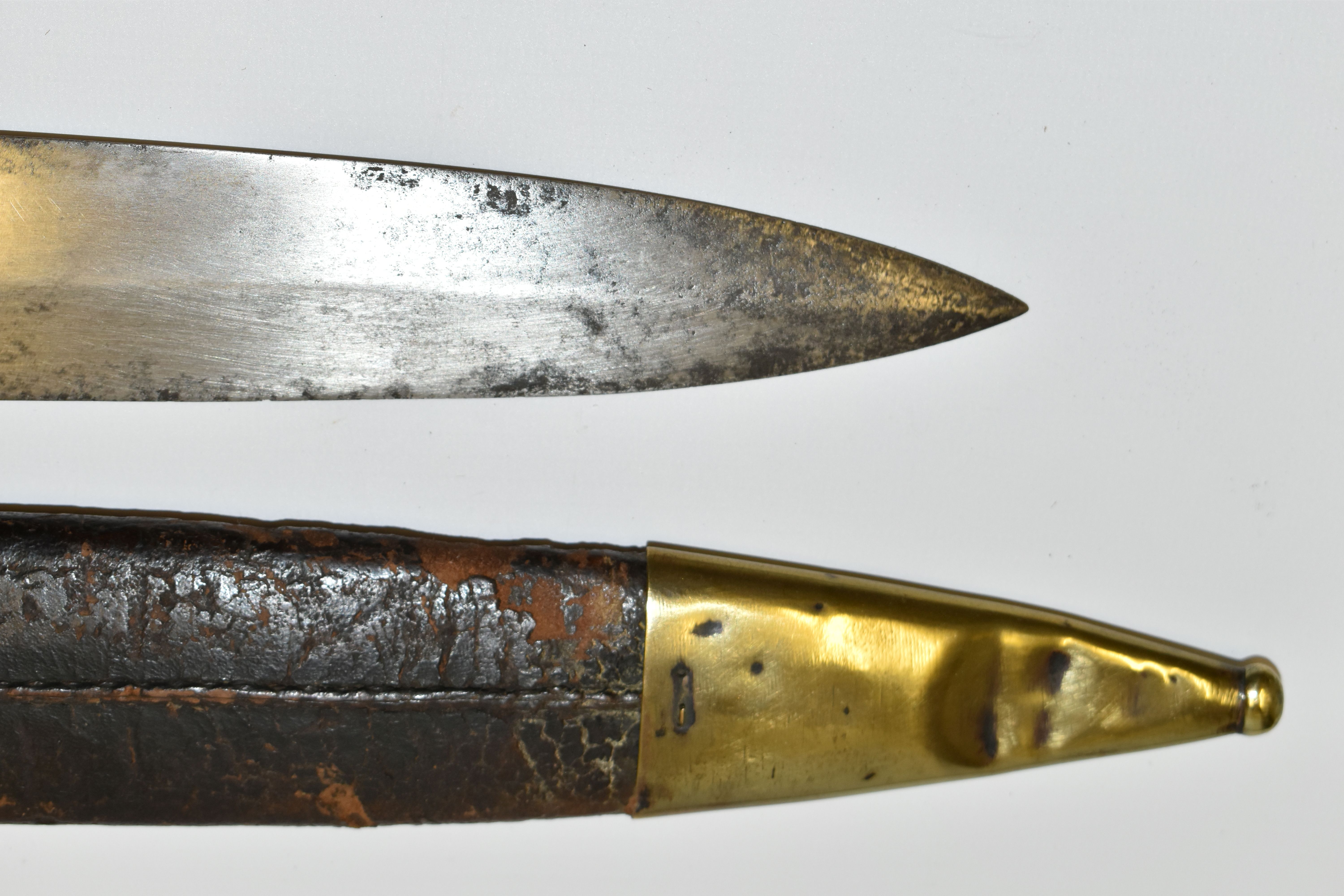 TWO MID 19TH CENTURY FRENCH ARMY CADETS GLADIUS SWORDS, in their original leather covered - Image 5 of 11