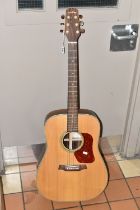 A WALDEN 'NATURA' CLASSICAL GUITAR, made in U.S.A, model number 048645, paper label inside