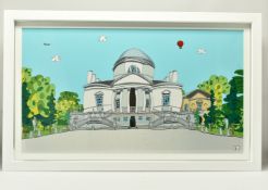 DYLAN IZAAK (BRITISH CONTEMPORARY) 'CHISWICK HOUSE', a contemporary depiction of the Neo-Palladian
