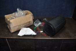 A SPA BULLIT 12VDC SUBWOOFER 150W maximum 6in driver, tube le3ngth 15in (untested)