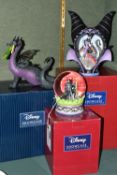THREE BOXED ENESCO DISNEY SHOWCASE COLLECTION SCULPTURES, comprising Jim Shore Disney Traditions