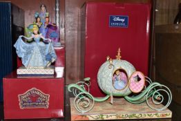 THREE BOXED ENESCO DISNEY SHOWCASE COLLECTION CINDERELLA FIGURES, from Disney Traditions